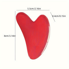 Heart Shape Gua Sha Massage Tool for Facial Scraping