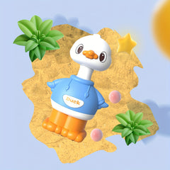 Cartoon Duckling Shake Head Duck Toy, Drop Resistant Sliding Duck