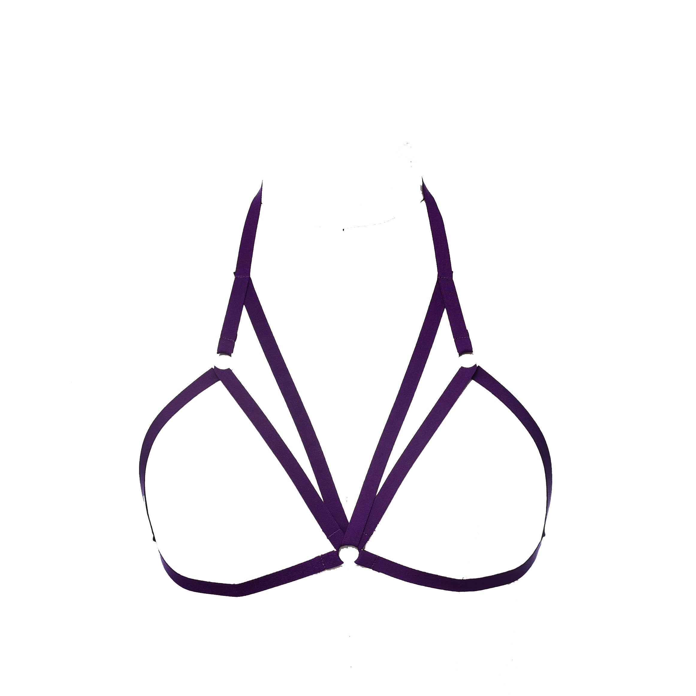 Sexy Chest Harness Belts Sheer Hollow Out Body Suspenders