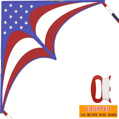 Flag Triangle Kite for Beach Park Yard Outdoor Entertainment