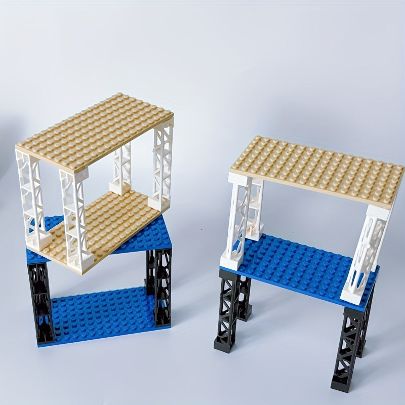 3 Tier Desktop Organizer with Building Blocks Storage Solution