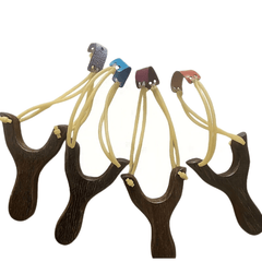 High Precision Wooden Slingshot Toy for Outdoor Play