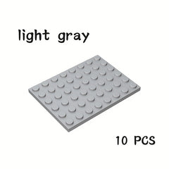 10pcs Low Block Building Set 3036 6x8 Foundation Blocks