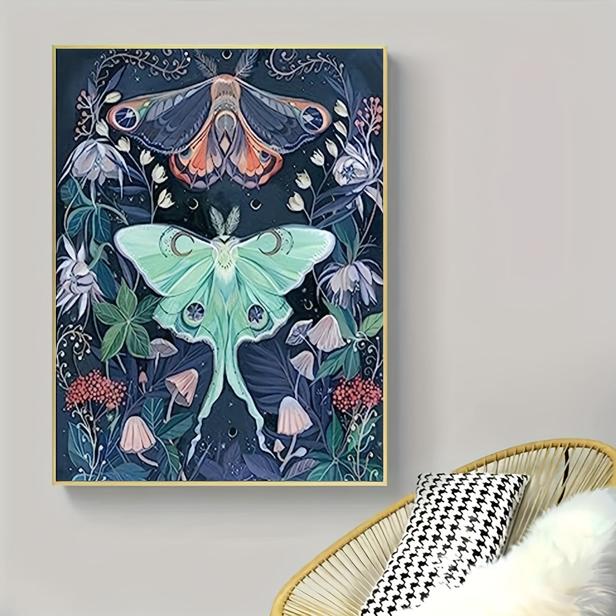 Insect Pattern Canvas Painting Poster for Home Wall Decoration