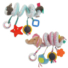 Infant Animal Bed Around Toy Plush Car Hanging Spiral Bed Hanging Toy