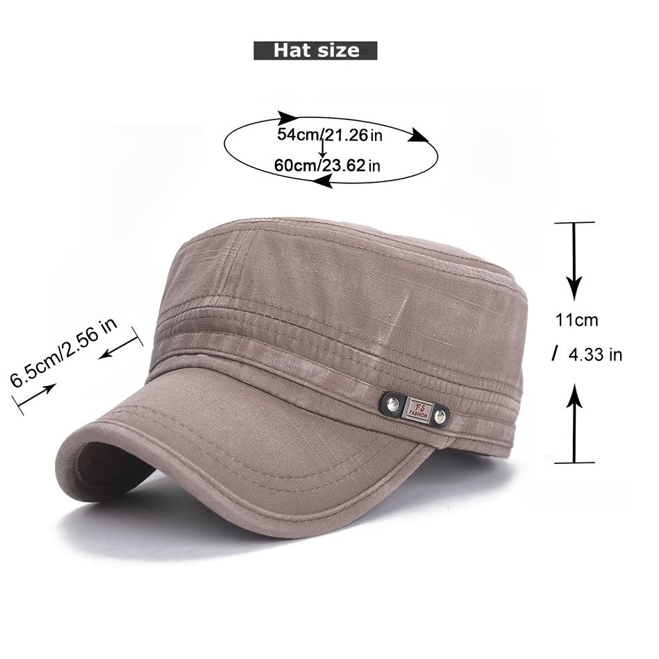 Casual Flat Cap Baseball Cap Military Cap Sun Hat Unisex