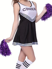 Classic Cheerleader Dress Cheer Uniform For Cheerleading Dancing Performance