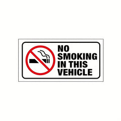 5pcs No Smoking Stickers 10x16.5cm Laminated UV Resistant