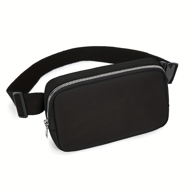 Double Layer Zipper Fanny Pack for Running Jogging