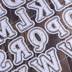 Alphabets Cutting Die Paper Art Embossing Template DIY Cards Scrapbooking