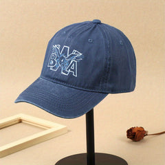 Anime On Strike Baseball Cap Washed Distressed Adjustable Dad Hats