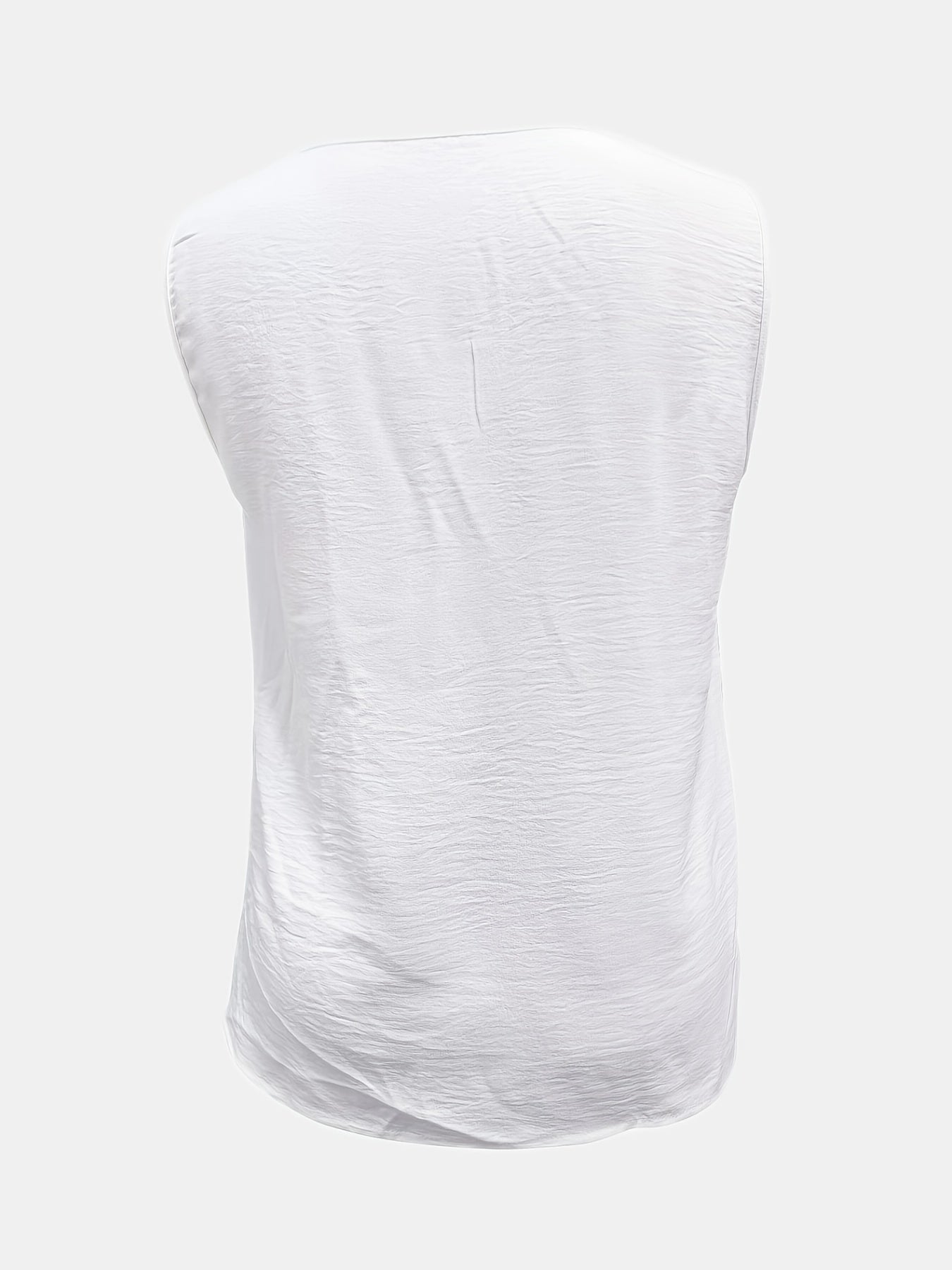 Solid Square Tank Top Sleeveless Casual Summer Women's Clothing