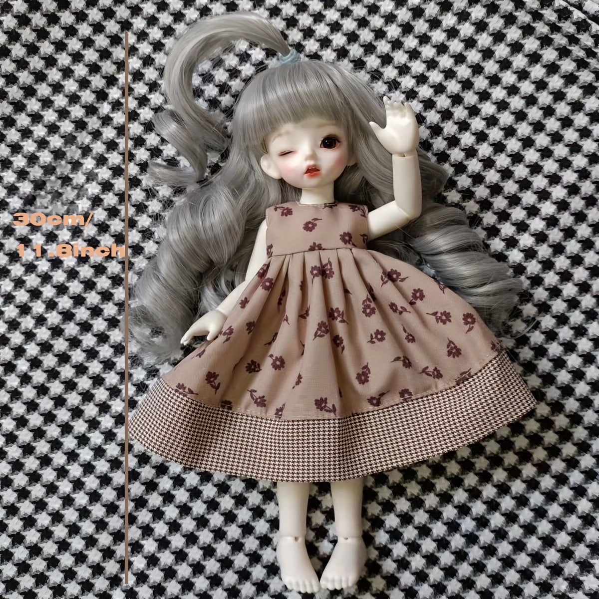 6-Piece Vintage Doll Skirt Costume Set for 11.8" Dolls