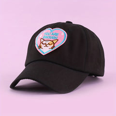 Cat Embroidery Baseball Cap Cartoon Dad Hat