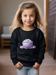 OERYUI Cartoon Candy Graphic Sweatshirt Pullover Kids Clothes Gift Christmas