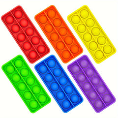 6pcs Ten Frames Math Games Numbers Counting Learning Toys Push Bubble Fidget