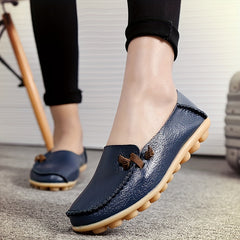 Women's Comfy Flat Loafers Soft Slip On Shoes Casual Flats
