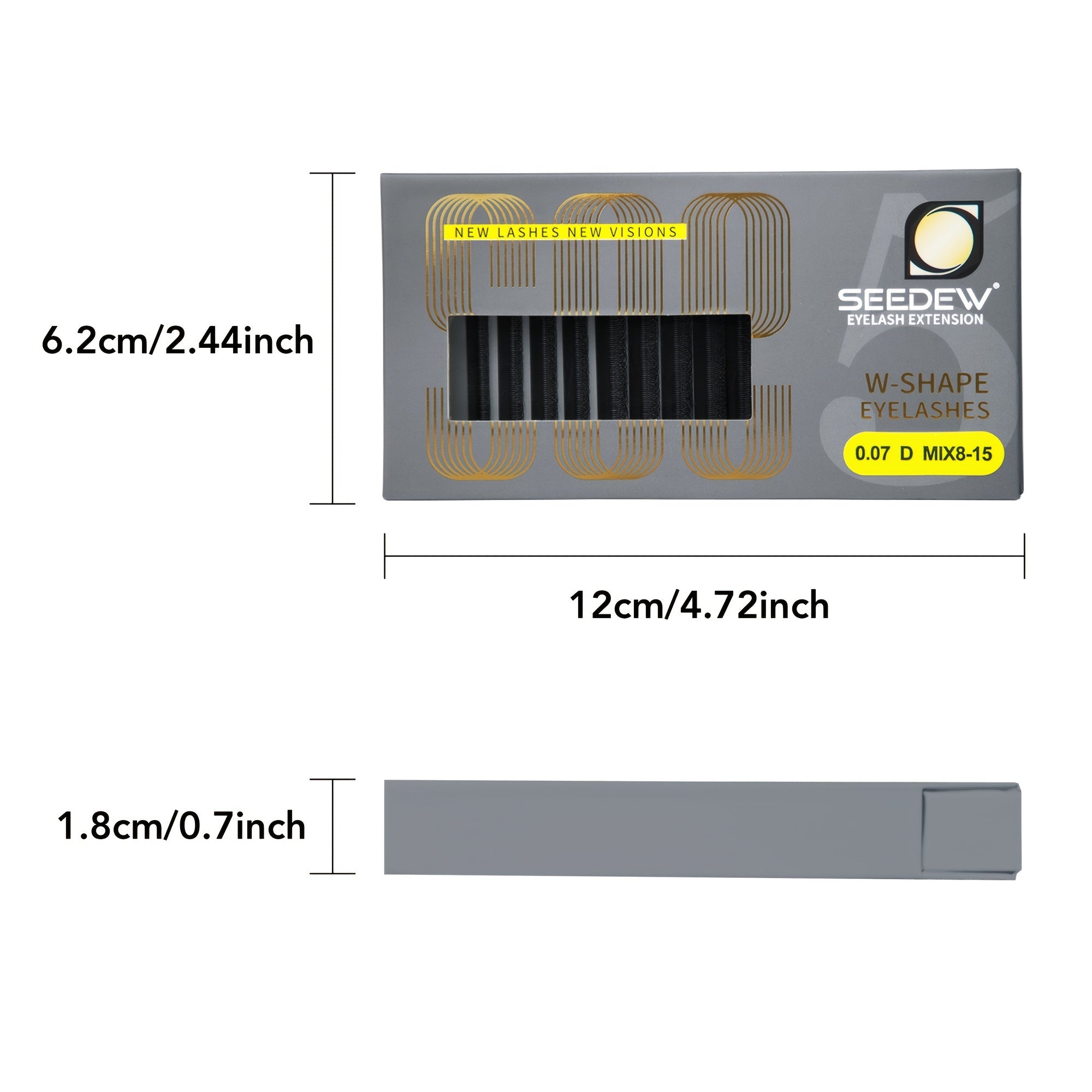 5D Mink Eyelash Extensions Volume Fans - Full, Dense Lashes