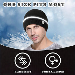 Slouchy Knit Beanie Hat for Winter