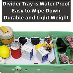 Portable Plastic Beach Bag Divider Lightweight Detachable Bag