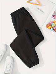 High Waist Fleece Yoga Pants Warm Sweatpants Women's Activewear