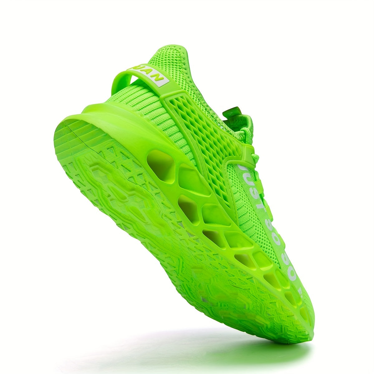 Men's Alphabet Knit Casual Shoes Breathable Lightweight Travel Jogging