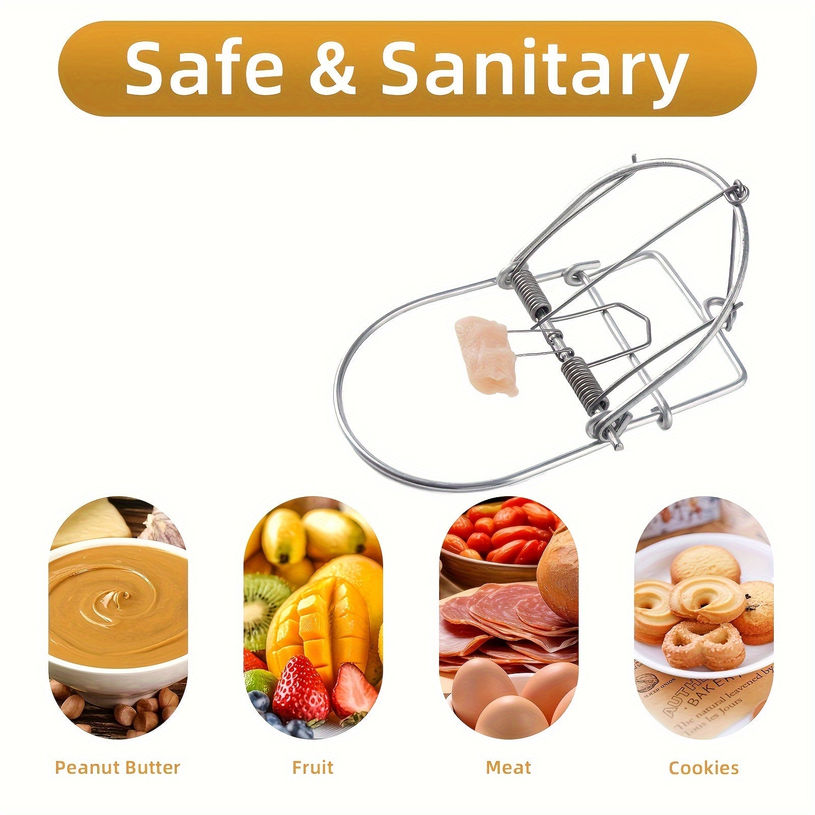 2pcs Outdoor Trap Professional Animal Trap With Paper Box