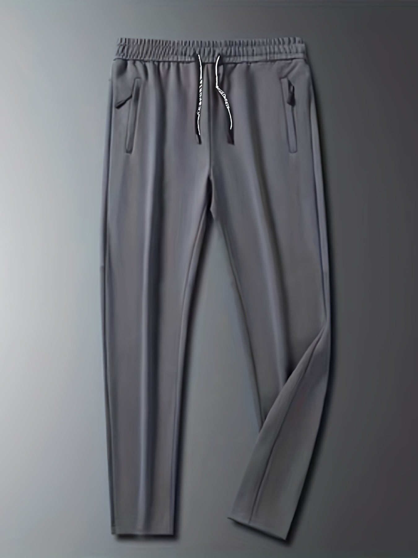 Men's Lightweight Sports Pants With Side Pockets Drawstring Waist