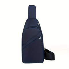 Large Capacity Crossbody Pack Sling Bag with Earphone Hole