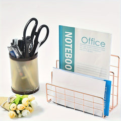 Nordic Iron Art Bookshelf Shelf Creative Office Desk Bookshelf