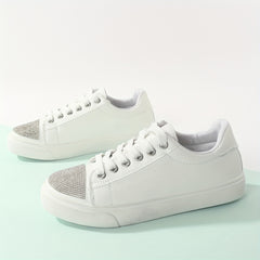 Sparkly Skate Shoes Rhinestone Glitter Sneakers