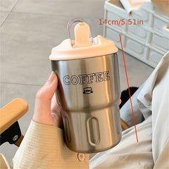 Insulated Coffee Mug With Handle And Lid Stainless Steel Coffee Travel Mug
