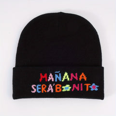 Colorful MANANA Jacquard Beanie Unisex Y2K Knit Hat