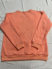 Heart & Letter Print Crew Neck Pullover Sweatshirt for Women