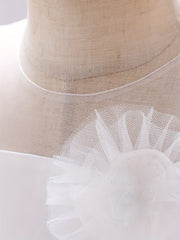 Fairy Ruffle Lace Puffy Dress Girl's Birthday Party Dinner Cosplay Show Wedding