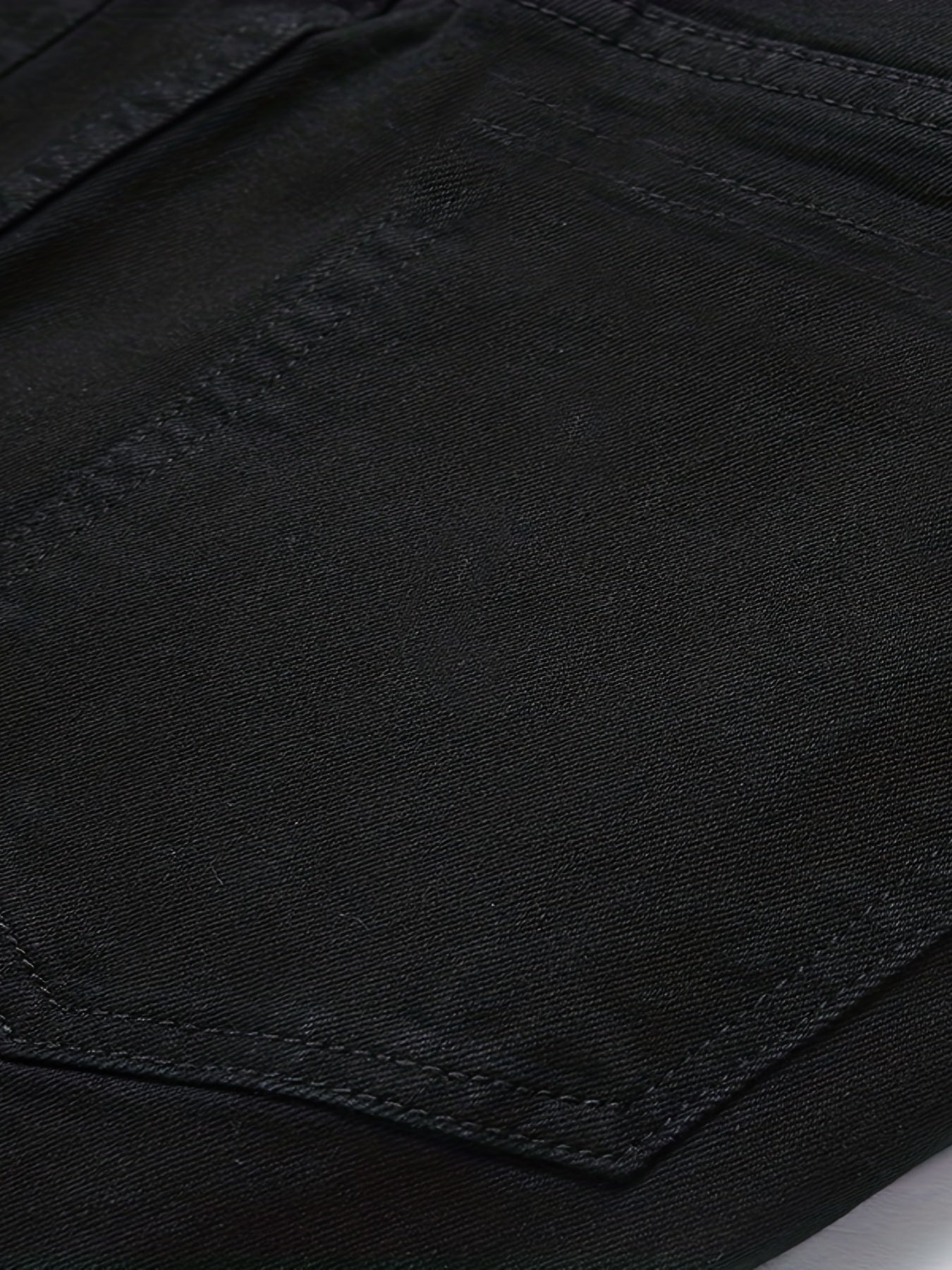 Men's Slim Fit Cotton Jeans - Casual Street Style Denim Pants