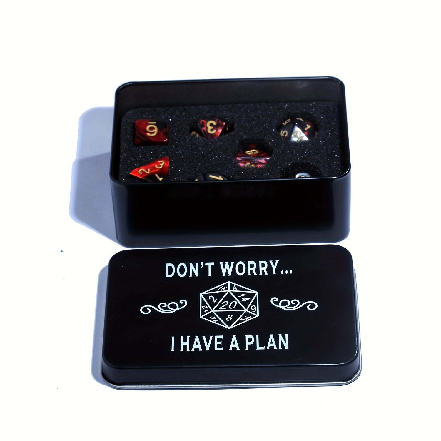 Metal Dice Box for Storing, Collecting, and Gifting