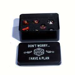 Metal Dice Box for Storing, Collecting, and Gifting
