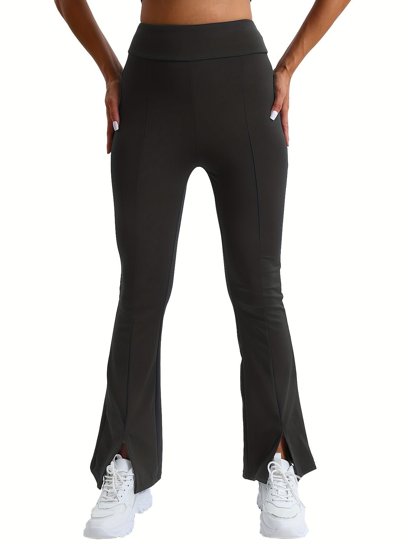 High Waist Flared Yoga Pants High Stretch Fitness Leggings