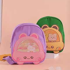 Teen Cartoon Zipper Backpack For Traveling