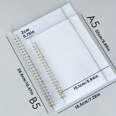 A5 & B5 Binder Notebook Cover Inner Core, Students & Office Supplies