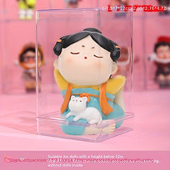 1 Pc Figure Doll Display Box Dust Proof Storage Showcase Model Protection