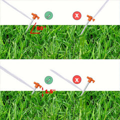 20pcs Heavy Duty Tent Stakes Metal Tent Pegs Ground Stakes For Outdoor Camping