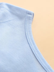 4pcs Girls Casual Knot Front Crew Neck Sweatshirts for Autumn Spring