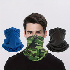 3pcs Breathable Sunscreen Fishing Masks Soft And Comfortable Neck Gaiter