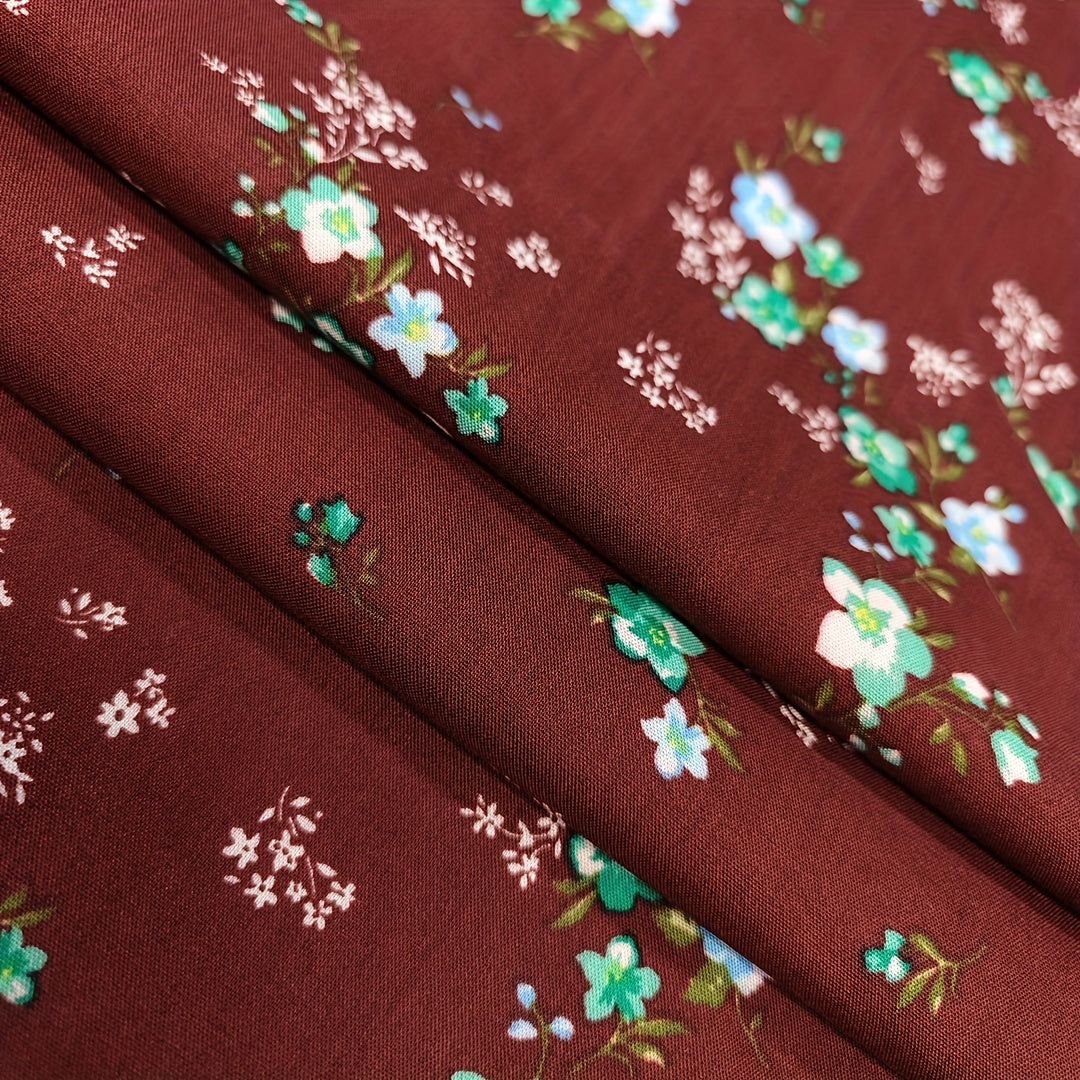 1pc Faux Cotton Fabric Diy Cloth Diy Clothes Pants Dress Fabric 1yard