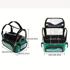 Clear Waterproof Makeup Artist Travel Case Cosmetic Bag