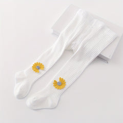 Cable Knit Cotton Toddler Tights Pantyhose