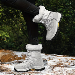 Women's Faux Fur Lined Snow Boots Insulated Outdoor Shoes