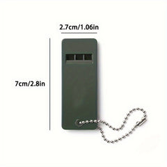 2pcs Outdoor Whistle Lifesaving Whistle High Frequency Fishing Accessorie